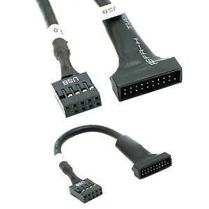 USB 3.0 19swb_ IX USB 2.0 9sXA_v^ւ̕ϊP[uA 19s9z[ }U[{[h P[u