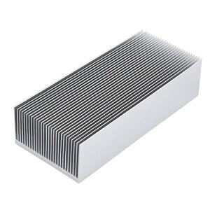 �q�[�g�V���N ��p�� ���M�� �A���~�j�E�� 27 �t�B�� ��^ �N�[���[ PC HHD PCB �p���[�g�����W�X�^�ɓK�p (200 x 69 x 36mm,�V���o�[)