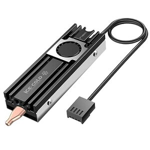 M.2 A~jE ̃q[gpCv PCIe/NGFF SSDq[gVN 2280 SSD̂ݗp 20mmt@t 10mm M`560W/mK T[}VRpbhɕt[C2600Fan]