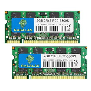 PC2-5300 DDR2 667MHz 4GB 2x2GB Sodimm PC2-5300S 1.8V CL5  IntelAMACAAMDVXem[gubNbvgbvp