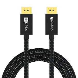 8K DisplayPort P[u 1.4yDPP[u 3MzfBXvC|[g P[u HDCP2.2 8K@60HZ/4K@144Hz/2K@240Hz 32.4Gbps nCXs[h DPP[u iC҂ PC er PS4 P