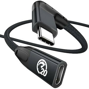 USB type C P[u L^ 0.5M, p90x USB-C 3.1 Gen 2 20Gbpsf[^]PD 100W}[dUSB CIX-USB CX 4K@60HZfo ^CvcR[h iPhone 15, Ma