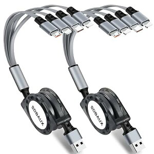 [dP[u  USB A to 4 in 1 [dR[h yACgjOP[u ^CvC }CN 4䓯[d3 in 1 [dR[hAndroid iOS Phone Type C MicroeΉ[2{Zbg-1M]