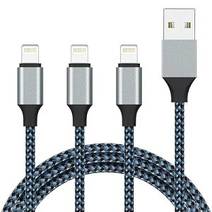 for iPhone [dP[u CgjOP[u 1M 3{Zbg Lightning P[u ACtH }[d ϋvґgiC USB [dR[h USB f[^] ϋv fh~ iPhone iPad iPod A