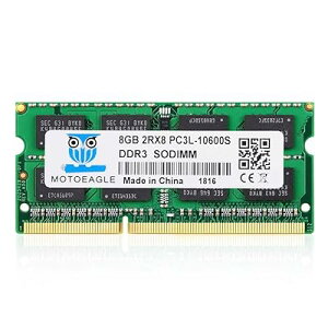 DDR3/DDR3L 8GB 1333 MHz PC3/PC3L-10600 SO-DIMM 8GB×1 m[gPCp1.35V 204Pin CL9 Non-ECC Mac Ή
