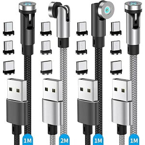 ZRSE(UXC) }Olbg [dP[uy2020NŐV\zyE10[qpzUSBP[u }[d LEDvt 180°+360°]Type-C/Micro USB/phone [qp RlN^E  iC L^ 1