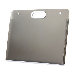 プラスチックアートポートフォリオ 大きなアートポートフォリオ ハンドル付き防水ポートフォリオフォルダー アートストレージケース 図面スケッチ写真ポスター用 (ブラック, A3サイズ44*33.