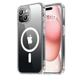 �P�[�X MagSafe�Ή� iPhone 15 �p �N���A �ی�P�[�X ���ϖh�~ �}�O�l�b�g���� �}�O�Z�[�t�Ή� �ϏՌ� �ČRMIL�K�i SGS�F�� PC�w�� �����h�~ ���^ �o���p�[ ���C�����X�[�d�Ή� �X�g���b�v�z�[��