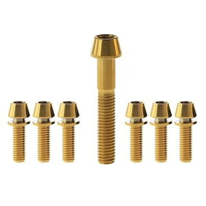 1�{M6X35m �`�^���o�C�N�w�b�h�Z�b�g�{���g��6�{M5 x16 18 20mm �o�C�N�X�e���`�^���{���g (�S�[���h, M5x20mm)