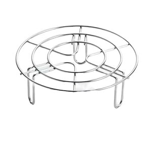 蒸し板 蒸しスタンド セイロ 台 卵蒸しスタンド ステンレス鋼 蒸し器 多機能 炊飯器ラック 便利 料理用