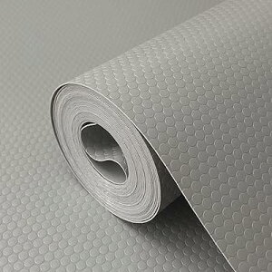 食器棚シート 35cmx6m 引き出しシートシェルフライナー キッチンシート EVA製 保護マット 滑り止め 抗菌 防カビ 収納シート 冷蔵庫マット 本棚マット 自由裁断 (ライトグレー,35x600cm)