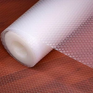 食器棚シート55x600cm シェルフライナー キッチンシート 透明 EVA製 保護シート 保護マット 滑り止め 防虫 抗菌 防カビ 収納シート キッチン 引き出しシート 冷蔵庫マット 本棚マット 自由裁断(