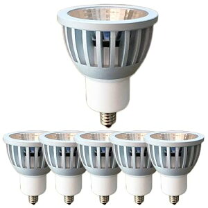 LED�n���Q���d�� EZ10 12V COB7W JR50 LED�X�|�b�g���C�g 30�x/60�x �n���Q���`60W�`75W���� �����Ή� (�����F����(5000K), EZ10���� 7W (6�Z�b�g))