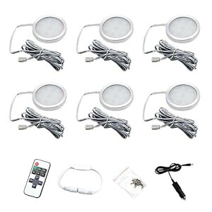 GoolRC LED�X�|�b�g���C�g �L���r�l�b�g���C�g 12V LED�݃_�E�����C�g 6000K�z���C�g 240 LM�V���� VW T4 T5�L�����s���O�J�[�K�p 6�Z�b�g