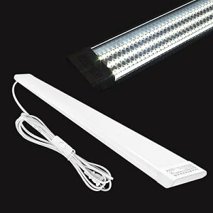 LED�u����,LED�x�[�X���C�g �X�C�b�`�t�� 80W�` 40W����d�́y3�{�����z�����P�x 3M�R�[�h�v���O�t�� �����F(6000K) ����̌^ ���t 3��`�b�v ���^ ����120cm �ȃG�l �S����(6200lm) �H���s�v 3�N