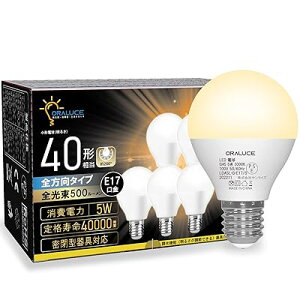 E17 LEDd 40W` dF `d ~jNvg`d S^Cv ^Ή _ECgΉ Ή PSEF 6Zbg LDA5L-G-E17/S-6P