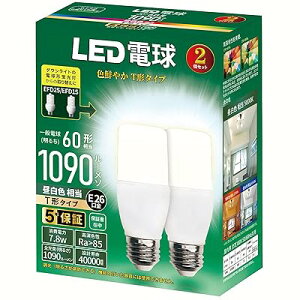 LEDd T`^Cv a26mm 60W 100W` F 1090[(7.5W) ʓdET`^Cv Ή fMގ{HΉ 2Zbg