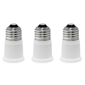 E26→E26口金延長アダプター E26→E26延長ソケット 口金延長アダプター 約3CM延長する 3個セット