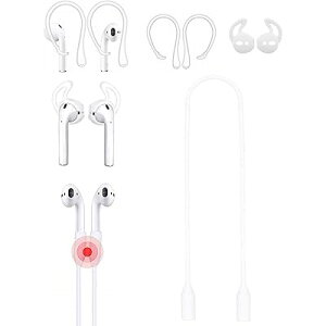 AirPods1/2p h~ANZT[ 3ރZbg AirPod1/2 h~݌^C[tbN { AirPod1/2 h~^C[s[X { 55CM AirPod1/2lbNXgbvi}Olbgtj 1