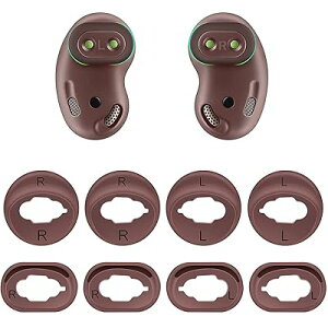 �E�B���O�`�b�v �C���[�s�[�X �C���[�`�b�v Galaxy Buds Live�p �����p�V���R�����E�B���O�`�b�v�C���[�s�[�X SM-R180NZNAXJP�p S/L 2�T�C�Y 4�y�A�Z�b�g �u�����Y �i Mystic Bronze�j