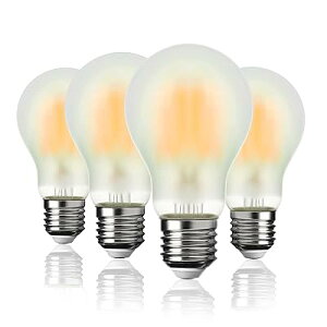 LED GW\d dF E26 80W` 806lm 8W Ód KX̍ގ Ή 2700K A60 VfA 4