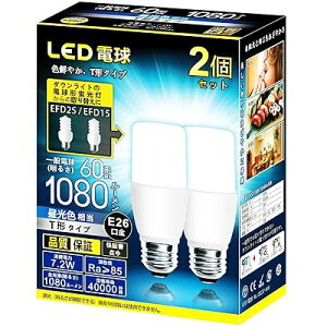 LEDd T`^Cv a26mm 60w 100w` F 1080[ (7.2W) ʓdET`^Cv Ή