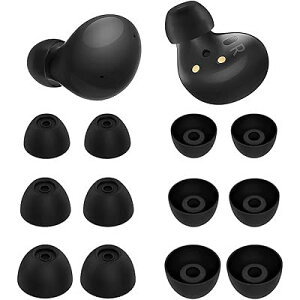 �C���[�s�[�X �C���[�`�b�v Galaxy Buds2�p Galaxy Buds+�p GalaxyBuds �p S/M/L 6�y�A �V���R���� �u���b�N G2B