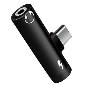 Type-C to 3.5mm Cz ϊA_v^[ 2in1 CzWbNA_v^[ yȂ[dł y/ʘb ʒ߉\ iPad Pro/Galaxy/Xiaomi/HUAWEIȂType-C|[g̃foCXɑΉ