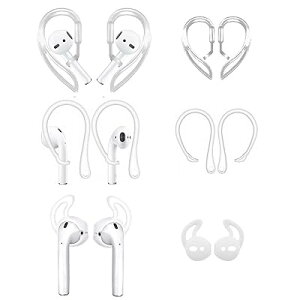 AirPods��1����Ƒ�2����p�C���[�t�b�N 3��� 3�y�A �����h�~ �Y������ �����h�~ AirPods1��AirPods2 �Ή� �C���[�t�b�N �����h�~�A�N�Z�T���[ 3�X�^�C�� �z���C�g�i��1/2����p�j
