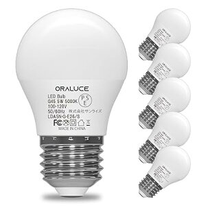 LEDd E26 40W F 5000k 5W 450lm 220xLz F ^d Ή s PSEF 6