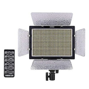 YN-600 LED�r�f�I���C�g 600����LED�𓋍� �J����&�r�f�I�J�����p (AC�d���A�_�v�^�[�t��YN-600, 5500K�̂�)