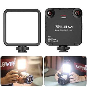 Ulanzi VL-81 LEDrfICg ^ [d 3000mAh Type-C 3200k-5600k CRI95+ Fx\ X}[g JCg ⏕Ɩ BepCg DJI Osmo Pocket Action Mobile