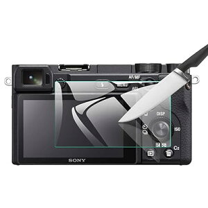 3枚 液晶保護フィルム カメラスクリーンプロテクターガラス 硬度9H フルカバープロテクション 対応カメラモデルはSONY デジタルカメラ a6400/a6300/a6000/NEX-7/NEX-6/NEX-5/NEX-3です