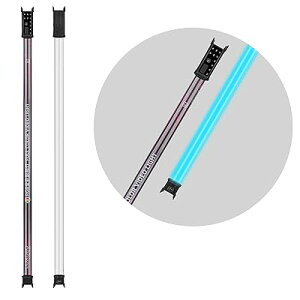 P120S RGB led 撮影用ライト,定常光ライト,フルカラーledビデオライトスティックチューブ照明 写真 3000LM 2000-10000K色温 5200mAh 充電式 CCT/HIS/RGBCW/Gel/KY座標/FXモードグループコント