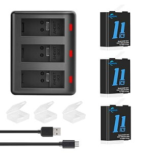 GoPro Hero 11obe[ n΍ 3*1800mAh Hero 10/Hero 9 obe[ [{bNXt GoPro Hero 11/10/9obe[USB[dt GoPro HERO11 Black,GoPro