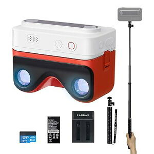 Qoocam EGO 3DJ 4K 60FPS 3D̃Xibv180x̎ 3Dr[At VRfW^ ^rfIJ u␳ s ybg VlogBe zCg(Zbg)