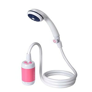 ポータブルシャワー 、アウトドアシャワー、 電動シャワー,水流量段階調節可能,4800mAh充電電池を内蔵,室内/室外でのシャワー、洗車、ペット浴、木や花卉への水遣り、旅行とキャンプに