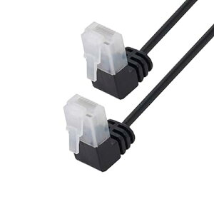 �E���g���X����Cat6�C�[�T�l�b�g�P�[�u��RJ45�A�b�v�A���O��25cmUTP�l�b�g���[�N�P�[�u���p�b�`�R�[�h���b�v�g�b�v���[�^�[TVBOX�p90�xCat6aLan