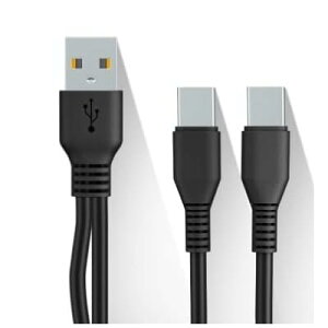 Cable Factoryy [d Type C ҃P[u 1M F z 1{ USB[C X}z ^ubg2䓯ɏ[d TypeC YP[u P[u 2 in1 ֗ USBP[u + F.Wave IWi U