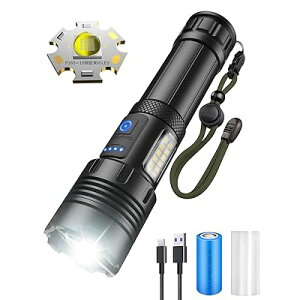 yɍPEČR̗pfzd LED  nk h 26650t/18650/P4drΉ 5000mAheʓdr yp_ő16/USB[d/X}zɏ[d\znfBCg COBCg d͕\ 