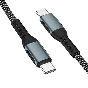 USB Type C P[u (1{Zbg, 1m) yUSB PDΉ/ 100W/5A }[dzf[^] ^Cvc }[d P[u ϋviCX}[gtHA^ubgAm[gp\R̃^Cvc@ɑΉ