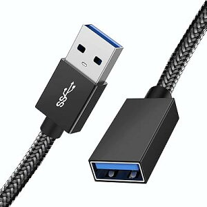 USB P[u 2m yUSB3.1 Gen 1z 5Gbps f[^] USB A(IX)-A(X) USBR[hiC҂ݐ 񂵂₷ (ubN(A))