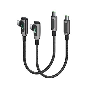 100W p USB C - USB C P[uA(2pbN 0.3M)ґg Type-C P[uALED fBXvCtAiPhone 16/15/lPad Mini/AirAMacBook ProASamsung S23/S22/
