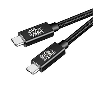 Thunderbolt 4 P[u(ubN, 0.5m) USB4Ή [ 240Wo / 40Gbpsf[^] / 8KE4K / USB 3.2/3.1/3.0/2.0 ] T_[{g 4P[u USB4Thunderbol