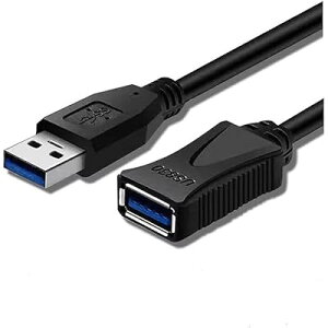 USB 3.0 P[u USB  f[^]5Gbps aIX-aX USBP[u R[h bLRlN^ Kpv^[AXLi[AJAUSBfBXNAL[{[hɂȂǑΉ (3m, black)