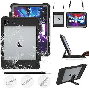 ������ iPad Pro 11 ���S�h���P�[�X 2022/2021/2020 ��4/3/2���� �p�N���A�J�o�[ �A�C�p�b�h �v��11�C���` �h���P�[�X �����C IP68�h���K�i �Ռ��z�� �S�ʕی�A�C�p�b�h �v�� 11 ��3���� �h���J�o�[�mApp