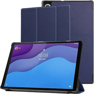 FOR Lenovo Tab M10 HD Gen 2 10.1 / TB-X306F TAB �P�[�X FOR Lenovo Tab M10 HD (2nd Gen) �J�o�[ �X�^���h�@�\�t�� �ی�P�[�X ���͂Ȏ��� ���^ ���y�� �S�ʕی�^ FOR