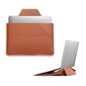 【公式直営店】ノートパソコンケース 16インチ PCケース スリーブケース パソコンスタンド MacBook Air/MacBook Pro/iPad/Laptop対応 薄型 軽量 撥水 保護 1秒でPCスタンドに
