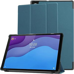 FOR Lenovo Tab M10 HD Gen 2 10.1 / TB-X306F TAB �P�[�X FOR Lenovo Tab M10 HD (2nd Gen) �J�o�[ �X�^���h�@�\�t�� �ی�P�[�X ���͂Ȏ��� ���^ ���y�� �S�ʕی�^ FOR