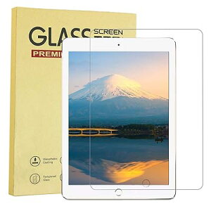 �y2���Z�b�g�ziPad 9.7 �K���X�t�B���� iPadAir2/Air/Pro9.7 �t�B���� �A�C�p�b�h9.7 �����K���X iPad5/iPad6�p �t���ی�t�B���� �d�x9H/�C�A�[��/�w��h�~/���Ɏq/�\��t���ȒP
